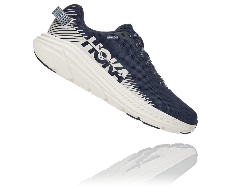 Hoka One One Hardloopschoenen Dames - Rincon 2 - Donkerblauw/Wit - GI1762590